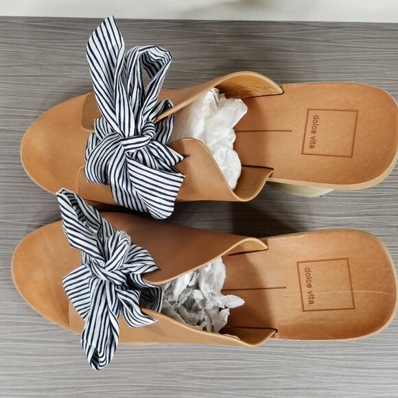 Dolce Vita Amber Lace-Up Sandal, Caramel Leather, Womens Size 10 M - Picture 10 of 11